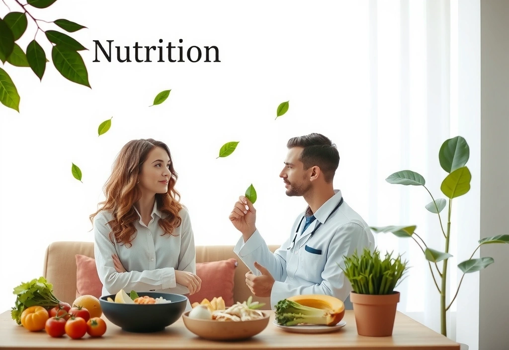 Beratungsgespräch über gesunde Ernährung